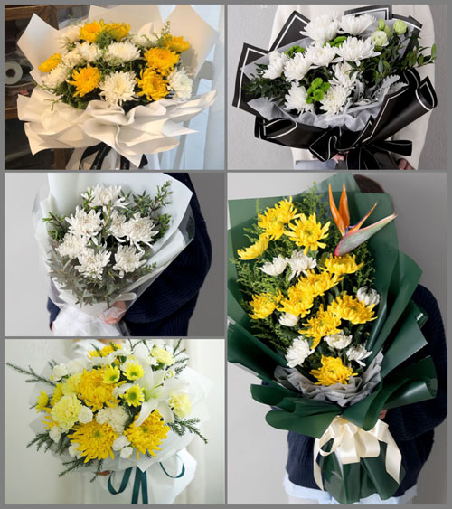 贵州六盘水水城县果布嘎乡白事花束代送